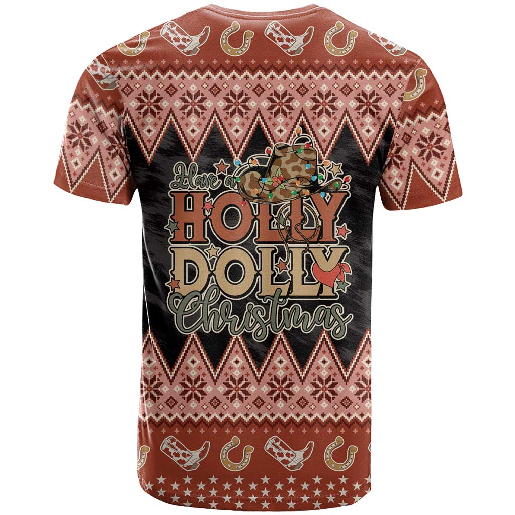 Howdy Christmas T Shirt Have a Holly Jolly Christmas - Wonder Print Shop