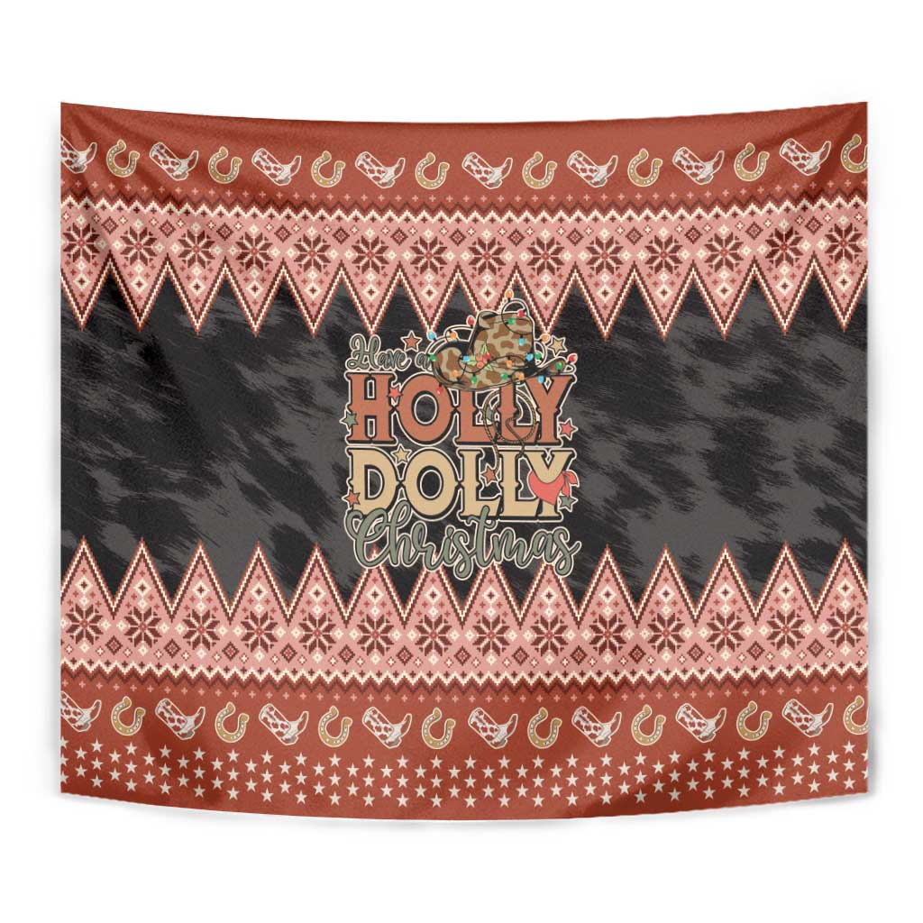 Howdy Christmas Tapestry Have a Holly Jolly Christmas - Wonder Print Shop