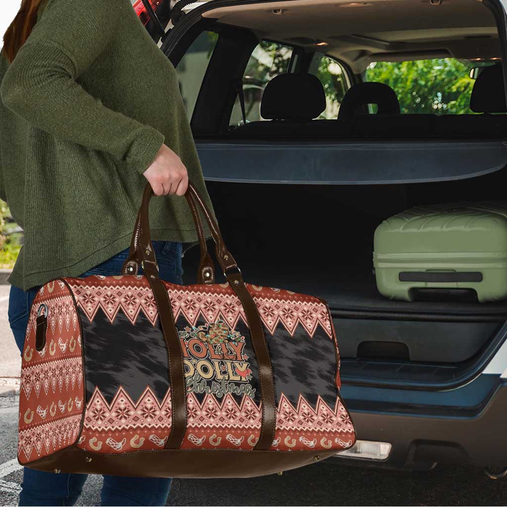 Howdy Christmas Travel Bag Have a Holly Jolly Christmas - Wonder Print Shop