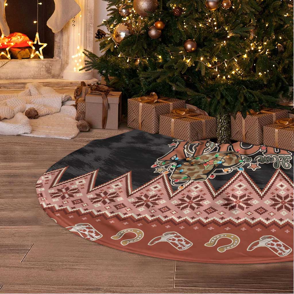 Howdy Christmas Tree Skirt Have a Holly Jolly Christmas - Wonder Print Shop