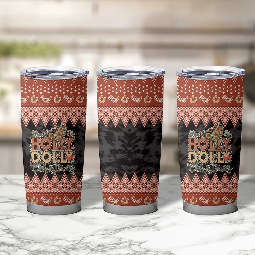 Howdy Christmas Tumbler Cup Have a Holly Jolly Christmas - Wonder Print Shop