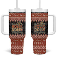 Howdy Christmas Tumbler With Handle Have a Holly Jolly Christmas - Wonder Print Shop