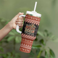 Howdy Christmas Tumbler With Handle Have a Holly Jolly Christmas - Wonder Print Shop