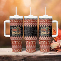 Howdy Christmas Tumbler With Handle Have a Holly Jolly Christmas - Wonder Print Shop