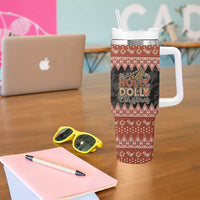 Howdy Christmas Tumbler With Handle Have a Holly Jolly Christmas - Wonder Print Shop