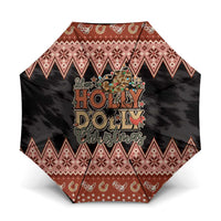 Howdy Christmas Umbrella Have a Holly Jolly Christmas - Wonder Print Shop