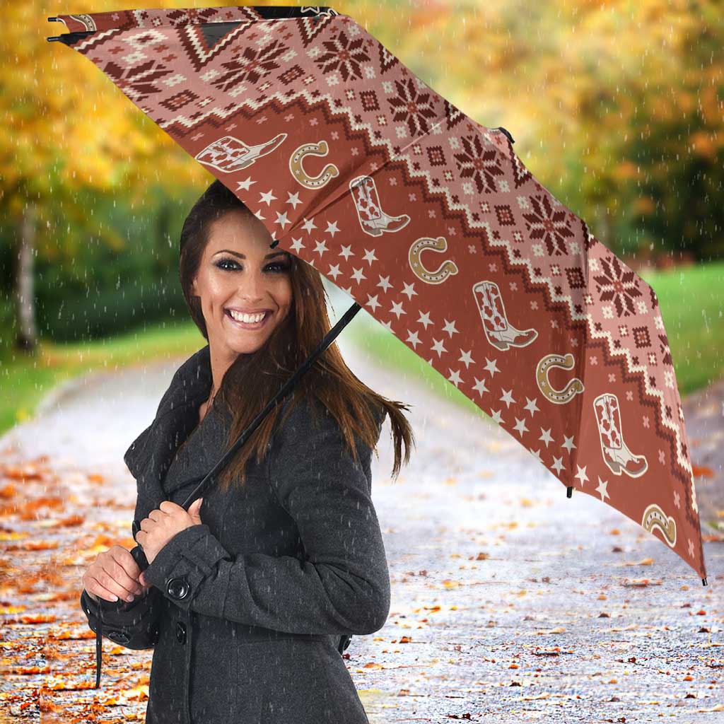 Howdy Christmas Umbrella Have a Holly Jolly Christmas - Wonder Print Shop