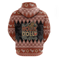 Howdy Christmas Zip Hoodie Have a Holly Jolly Christmas - Wonder Print Shop