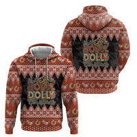 Howdy Christmas Zip Hoodie Have a Holly Jolly Christmas - Wonder Print Shop