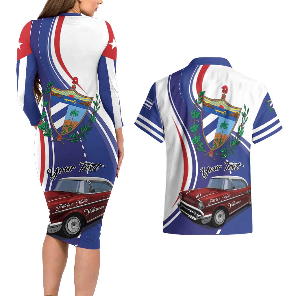 Personalized Cuba Liberation Day 1958-2026 Couples Matching Long Sleeve Bodycon Dress and Hawaiian Shirt Cuba Libre Car - Wonder Print Shop