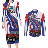 Personalized Cuba Liberation Day 1958-2026 Couples Matching Long Sleeve Bodycon Dress and Long Sleeve Button Shirt Cuba Libre Car - Wonder Print Shop