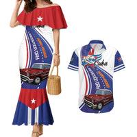 Personalized Cuba Liberation Day 1958-2026 Couples Matching Mermaid Dress and Hawaiian Shirt Cuba Libre Car - Wonder Print Shop