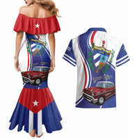 Personalized Cuba Liberation Day 1958-2026 Couples Matching Mermaid Dress and Hawaiian Shirt Cuba Libre Car - Wonder Print Shop