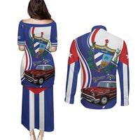 Personalized Cuba Liberation Day 1958-2026 Couples Matching Puletasi and Long Sleeve Button Shirt Cuba Libre Car - Wonder Print Shop