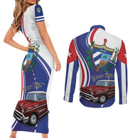 Personalized Cuba Liberation Day 1958-2026 Couples Matching Short Sleeve Bodycon Dress and Long Sleeve Button Shirt Cuba Libre Car - Wonder Print Shop