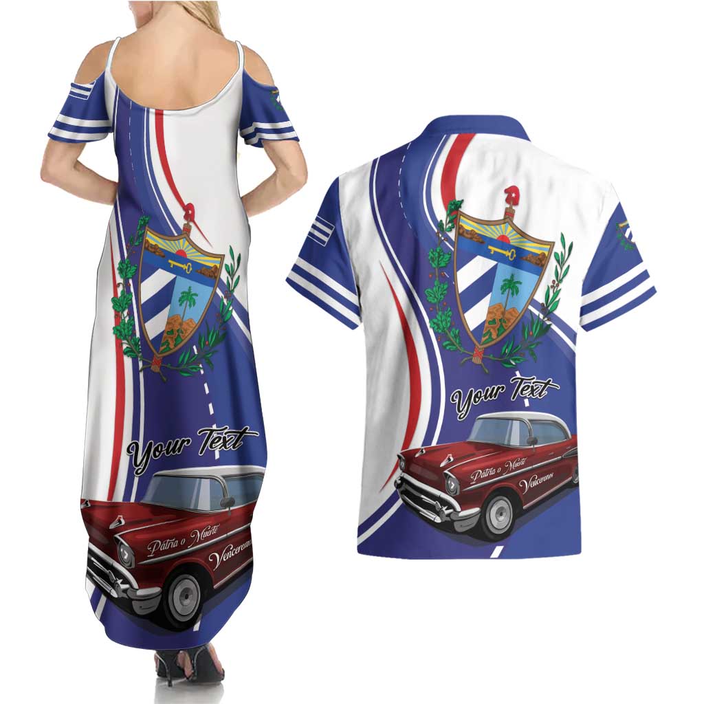 Personalized Cuba Liberation Day 1958-2026 Couples Matching Summer Maxi Dress and Hawaiian Shirt Cuba Libre Car - Wonder Print Shop