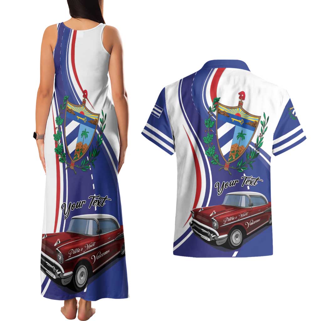 Personalized Cuba Liberation Day 1958-2026 Couples Matching Tank Maxi Dress and Hawaiian Shirt Cuba Libre Car - Wonder Print Shop