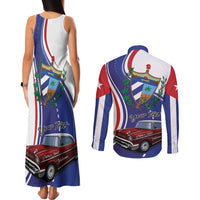 Personalized Cuba Liberation Day 1958-2026 Couples Matching Tank Maxi Dress and Long Sleeve Button Shirt Cuba Libre Car - Wonder Print Shop