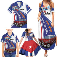 Personalized Cuba Liberation Day 1958-2026 Family Matching Summer Maxi Dress and Hawaiian Shirt Cuba Libre Car - Wonder Print Shop