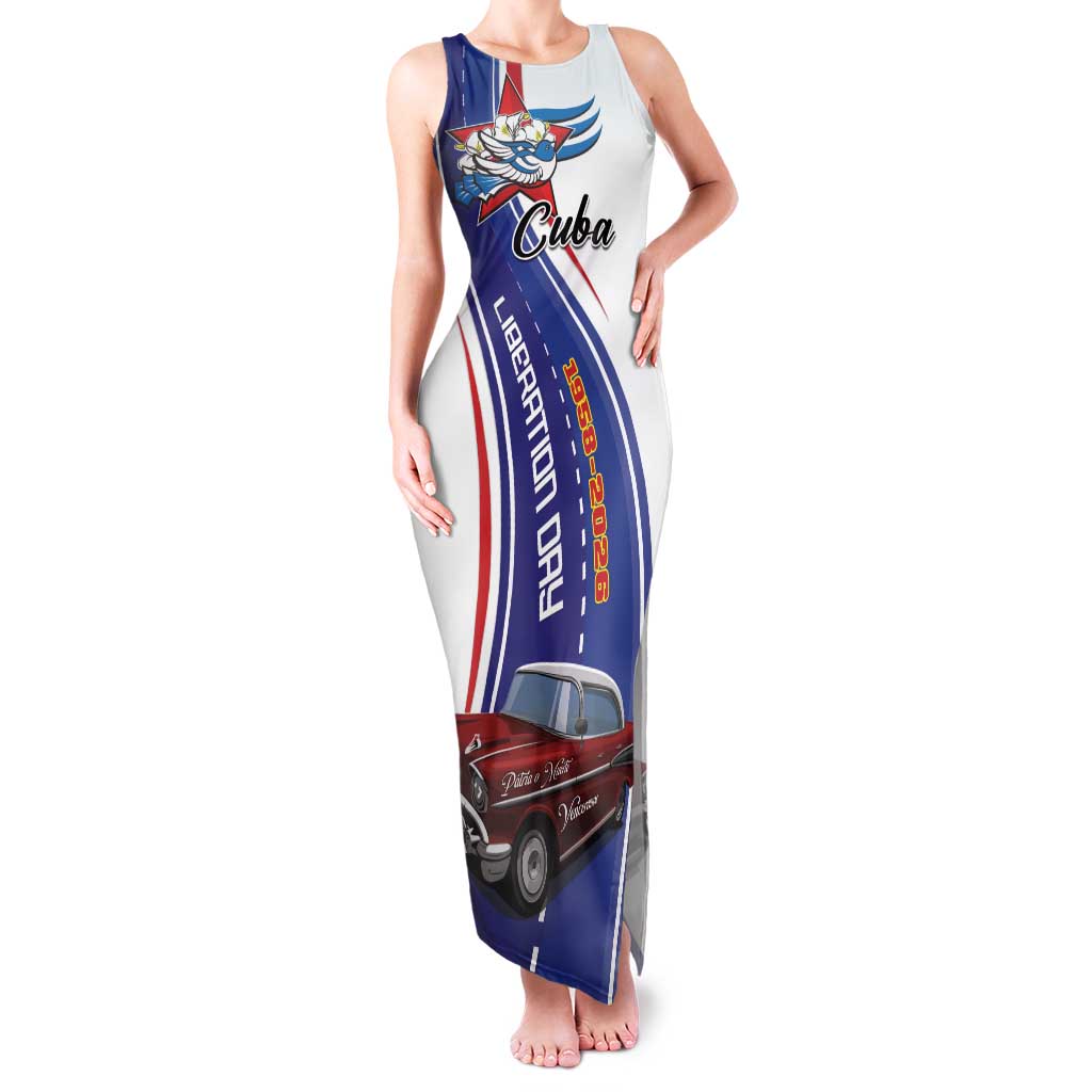 Personalized Cuba Liberation Day 1958-2026 Family Matching Tank Maxi Dress and Hawaiian Shirt Cuba Libre Car - Wonder Print Shop