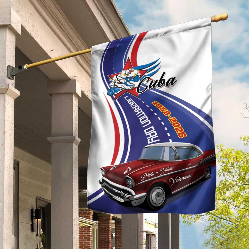 Cuba Liberation Day 1958-2026 Garden Flag Cuba Libre Car - Wonder Print Shop