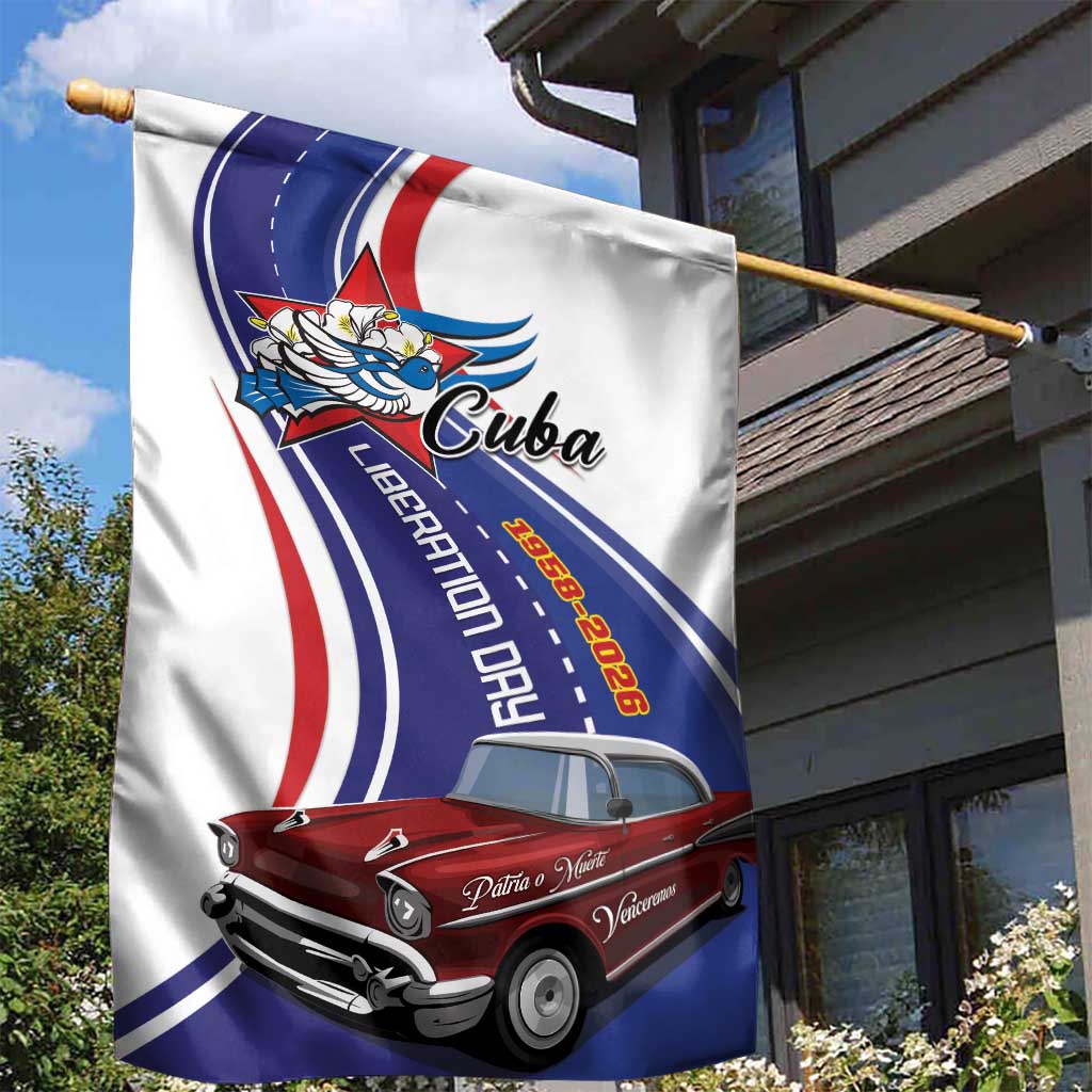 Cuba Liberation Day 1958-2026 Garden Flag Cuba Libre Car - Wonder Print Shop