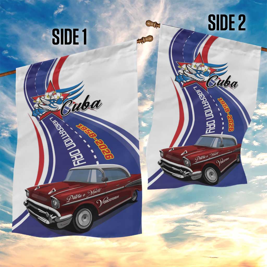 Cuba Liberation Day 1958-2026 Garden Flag Cuba Libre Car - Wonder Print Shop