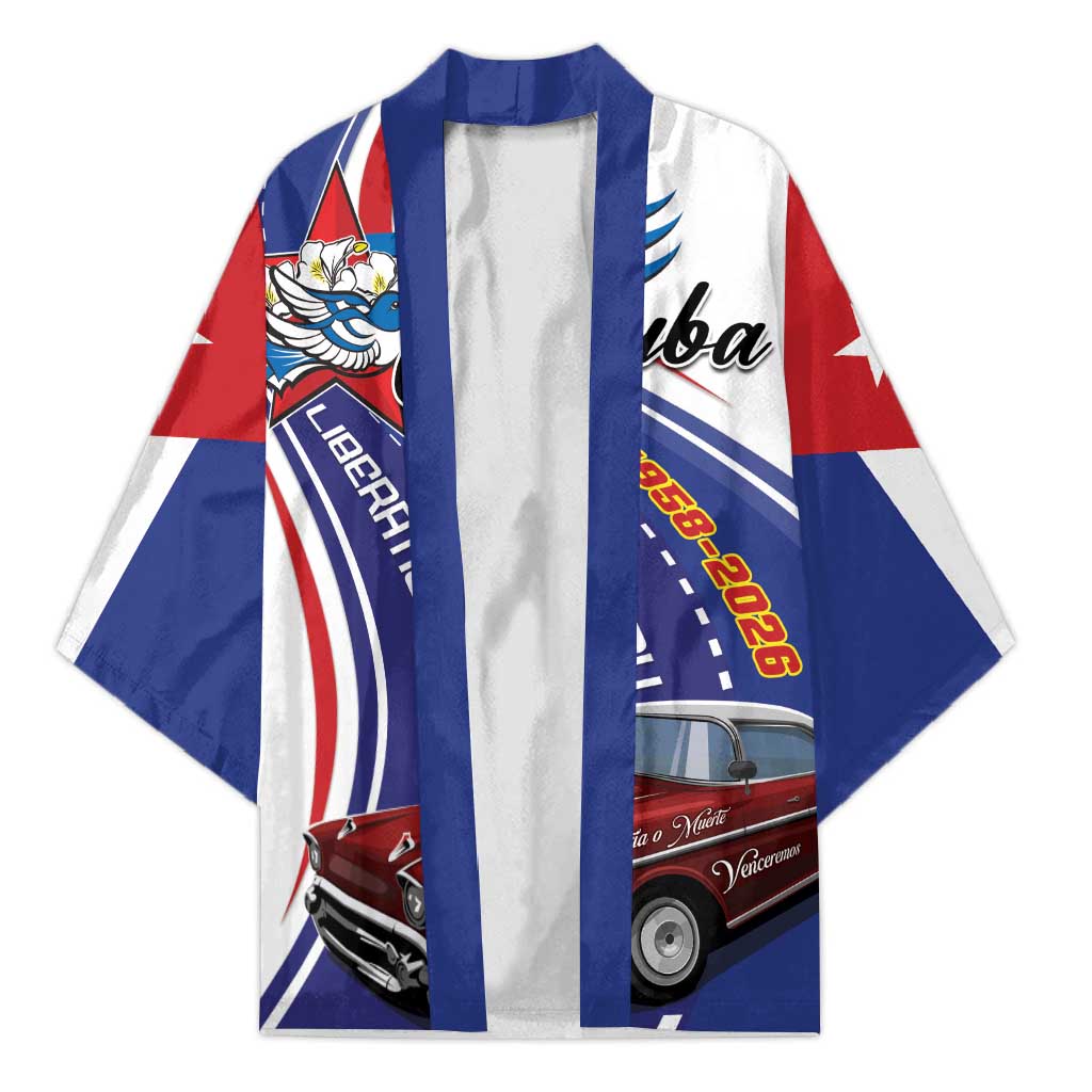 Personalized Cuba Liberation Day 1958-2026 Kimono Cuba Libre Car - Wonder Print Shop