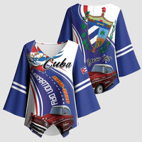 Personalized Cuba Liberation Day 1958-2026 Kimono Sleeve Blouse Cuba Libre Car - Wonder Print Shop
