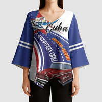 Personalized Cuba Liberation Day 1958-2026 Kimono Sleeve Blouse Cuba Libre Car - Wonder Print Shop