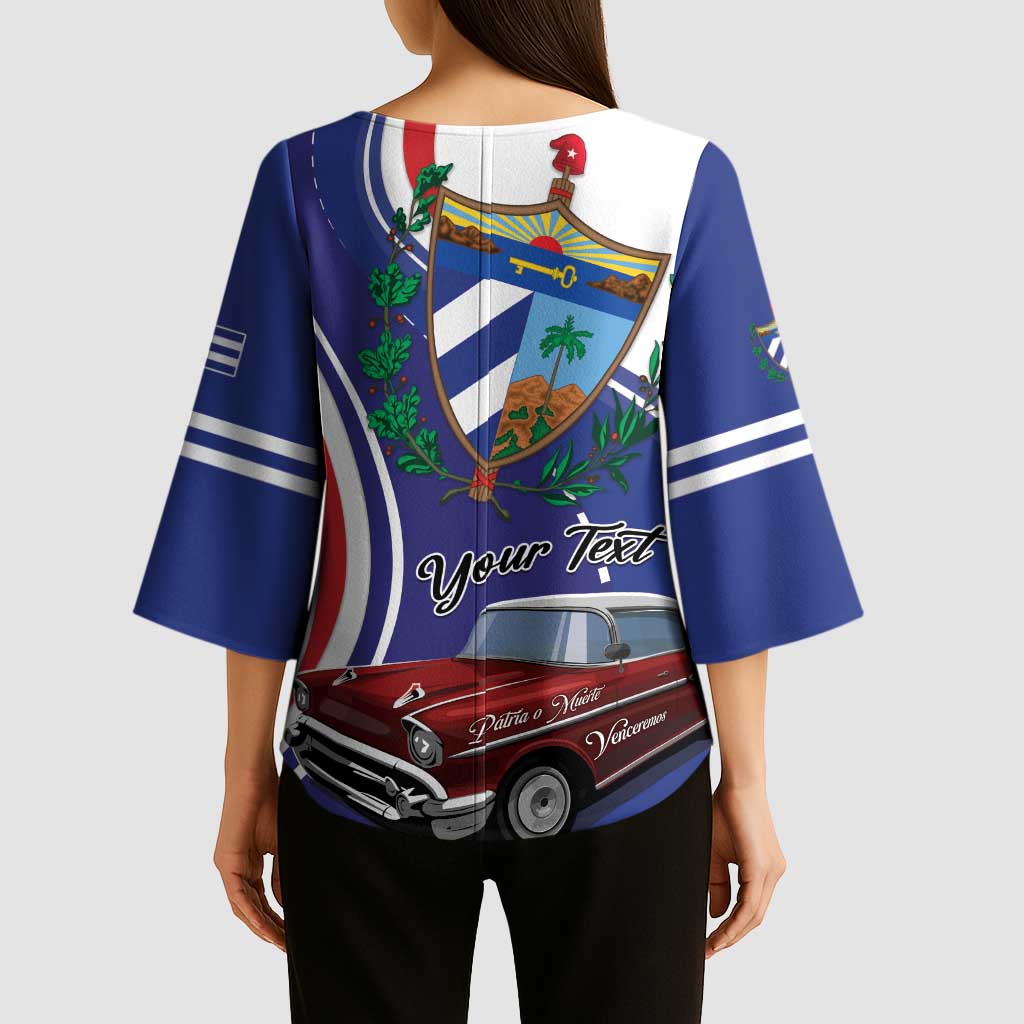 Personalized Cuba Liberation Day 1958-2026 Kimono Sleeve Blouse Cuba Libre Car - Wonder Print Shop