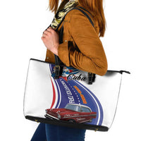 Cuba Liberation Day 1958-2026 Leather Tote Bag Cuba Libre Car - Wonder Print Shop