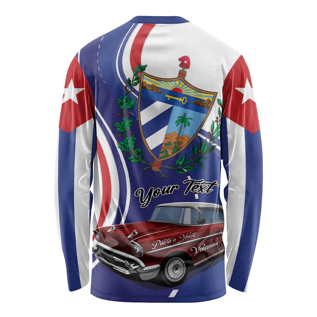 Personalized Cuba Liberation Day 1958-2026 Long Sleeve Shirt Cuba Libre Car - Wonder Print Shop
