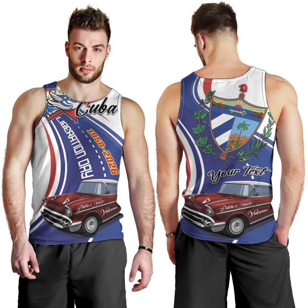 Personalized Cuba Liberation Day 1958-2026 Men Tank Top Cuba Libre Car - Wonder Print Shop