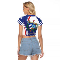 Personalized Cuba Liberation Day 1958-2026 Raglan Cropped T Shirt Cuba Libre Car - Wonder Print Shop