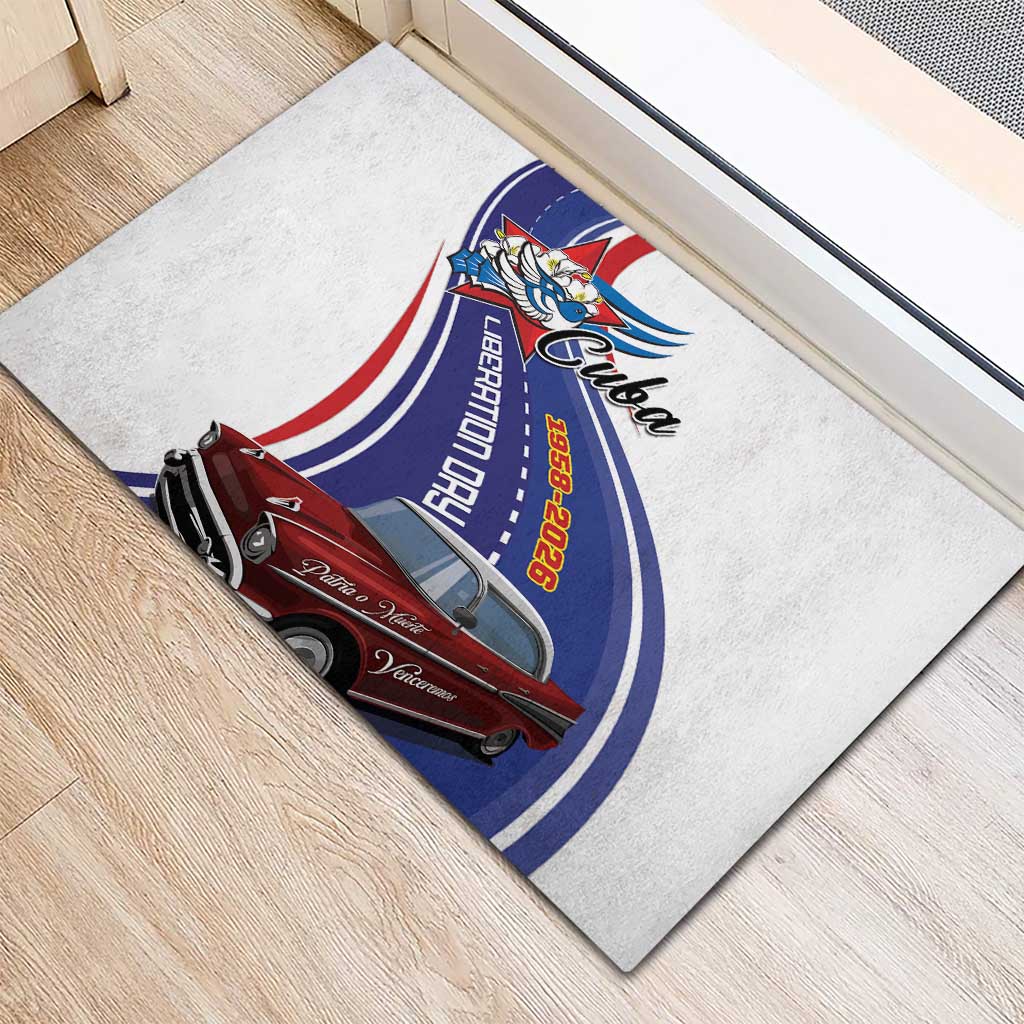 Cuba Liberation Day 1958-2026 Rubber Doormat Cuba Libre Car - Wonder Print Shop