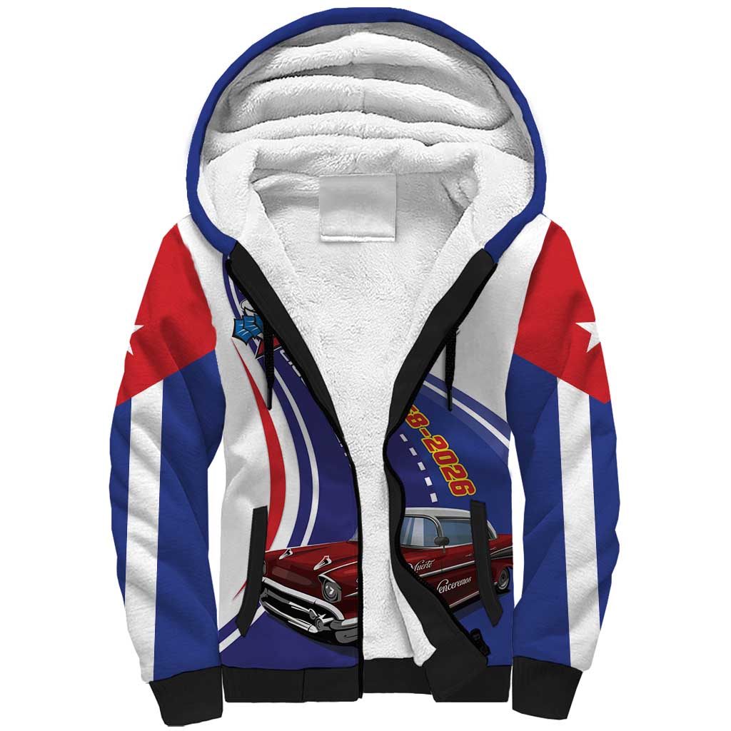 Personalized Cuba Liberation Day 1958-2026 Sherpa Hoodie Cuba Libre Car - Wonder Print Shop