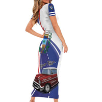 Personalized Cuba Liberation Day 1958-2026 Short Sleeve Bodycon Dress Cuba Libre Car - Wonder Print Shop