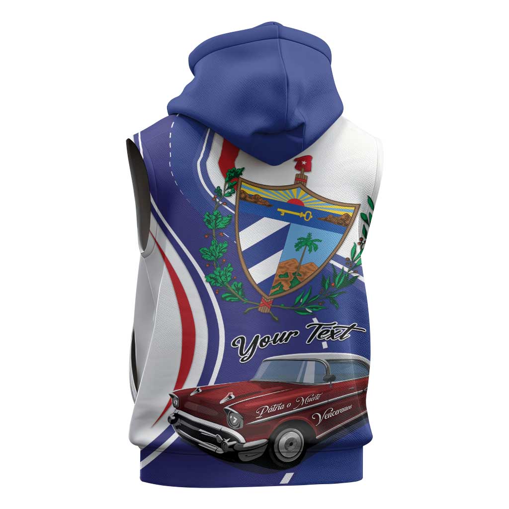 Personalized Cuba Liberation Day 1958-2026 Sleeveless Hoodie Cuba Libre Car - Wonder Print Shop