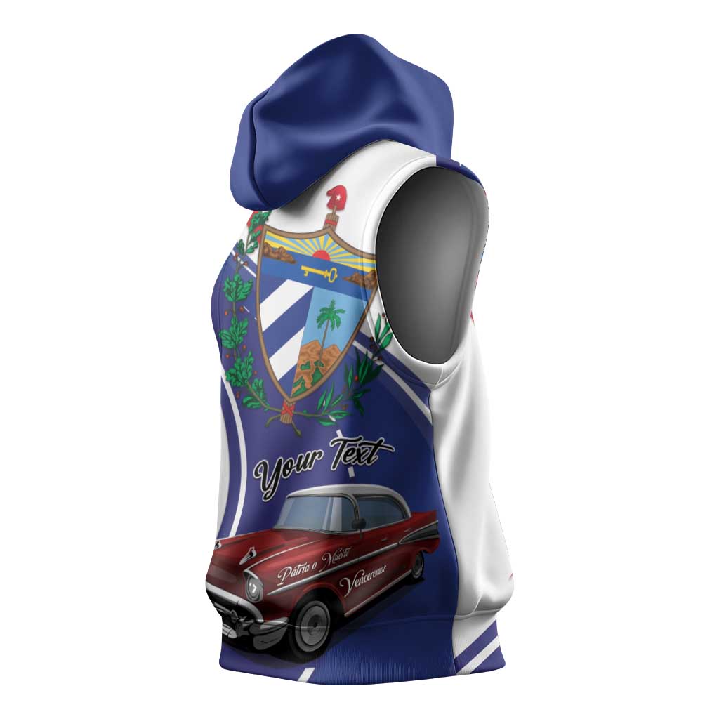 Personalized Cuba Liberation Day 1958-2026 Sleeveless Hoodie Cuba Libre Car - Wonder Print Shop