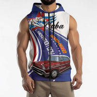 Personalized Cuba Liberation Day 1958-2026 Sleeveless Zip Hoodie Cuba Libre Car - Wonder Print Shop