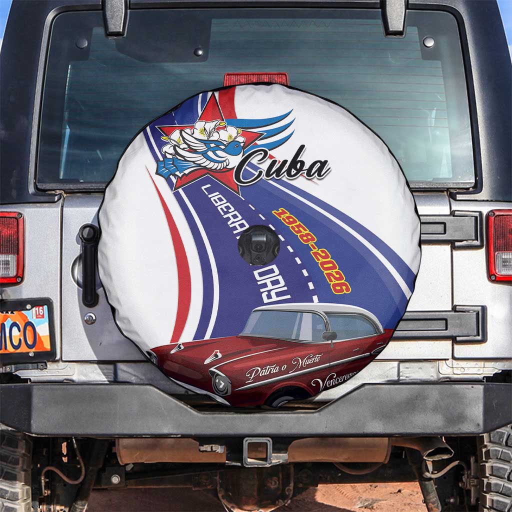 Cuba Liberation Day 1958-2026 Spare Tire Cover Cuba Libre Car - Wonder Print Shop