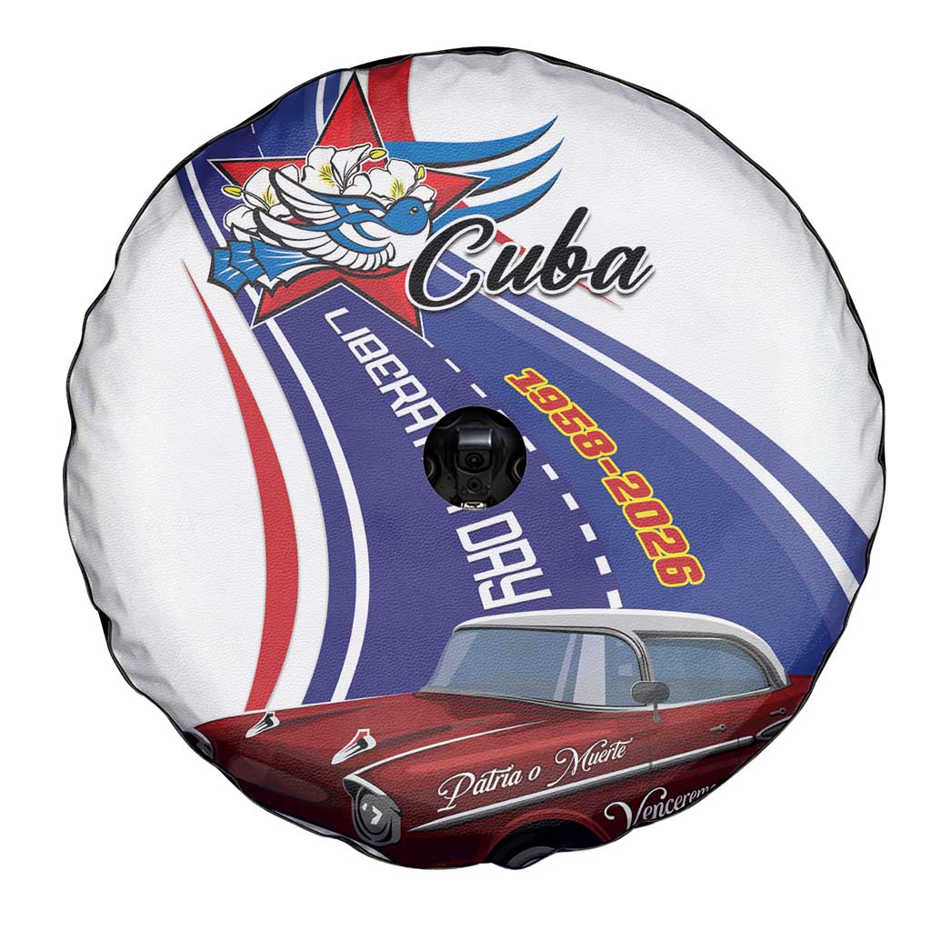 Cuba Liberation Day 1958-2026 Spare Tire Cover Cuba Libre Car - Wonder Print Shop