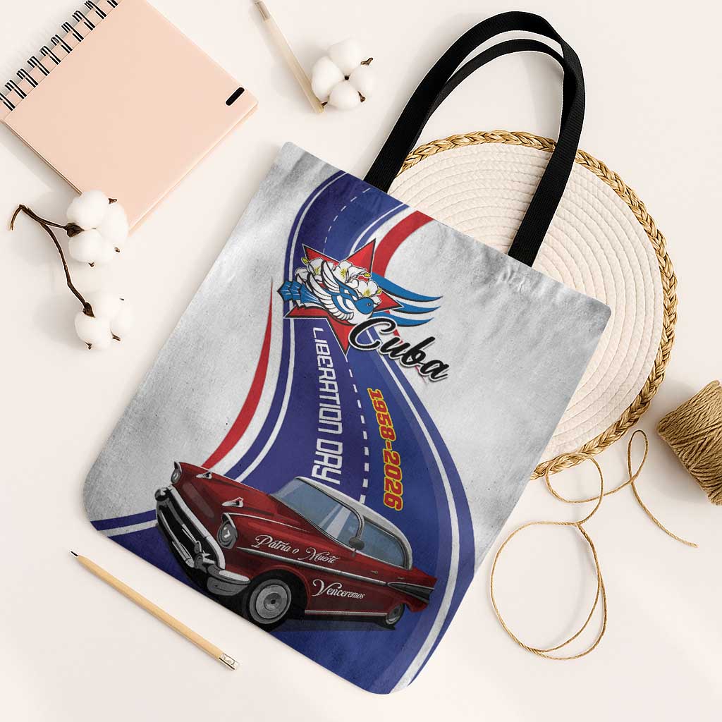 Cuba Liberation Day 1958-2026 Tote Bag Cuba Libre Car - Wonder Print Shop