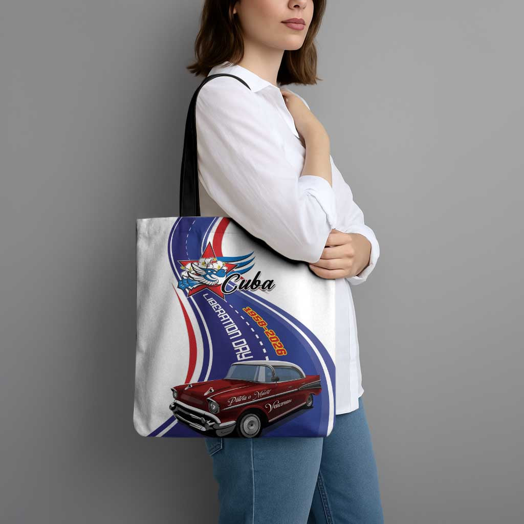 Cuba Liberation Day 1958-2026 Tote Bag Cuba Libre Car - Wonder Print Shop