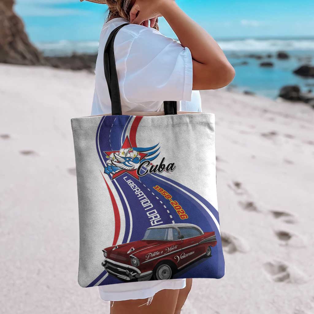 Cuba Liberation Day 1958-2026 Tote Bag Cuba Libre Car - Wonder Print Shop