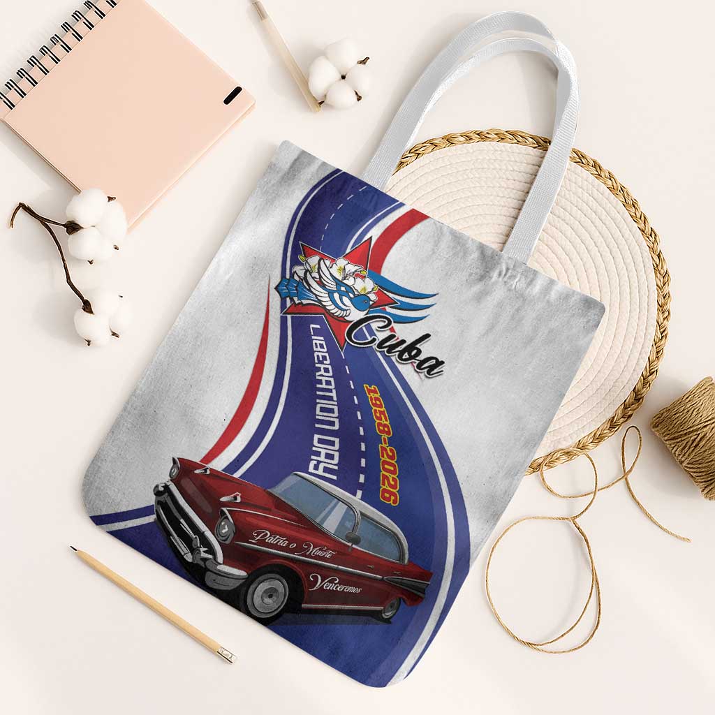Cuba Liberation Day 1958-2026 Tote Bag Cuba Libre Car - Wonder Print Shop
