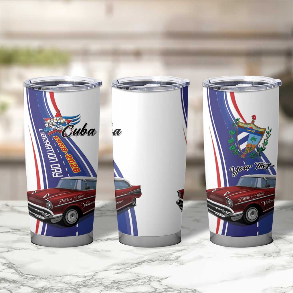 Personalized Cuba Liberation Day 1958-2026 Tumbler Cup Cuba Libre Car - Wonder Print Shop