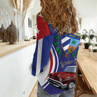 Personalized Cuba Liberation Day 1958-2026 Women Casual Shirt Cuba Libre Car - Wonder Print Shop