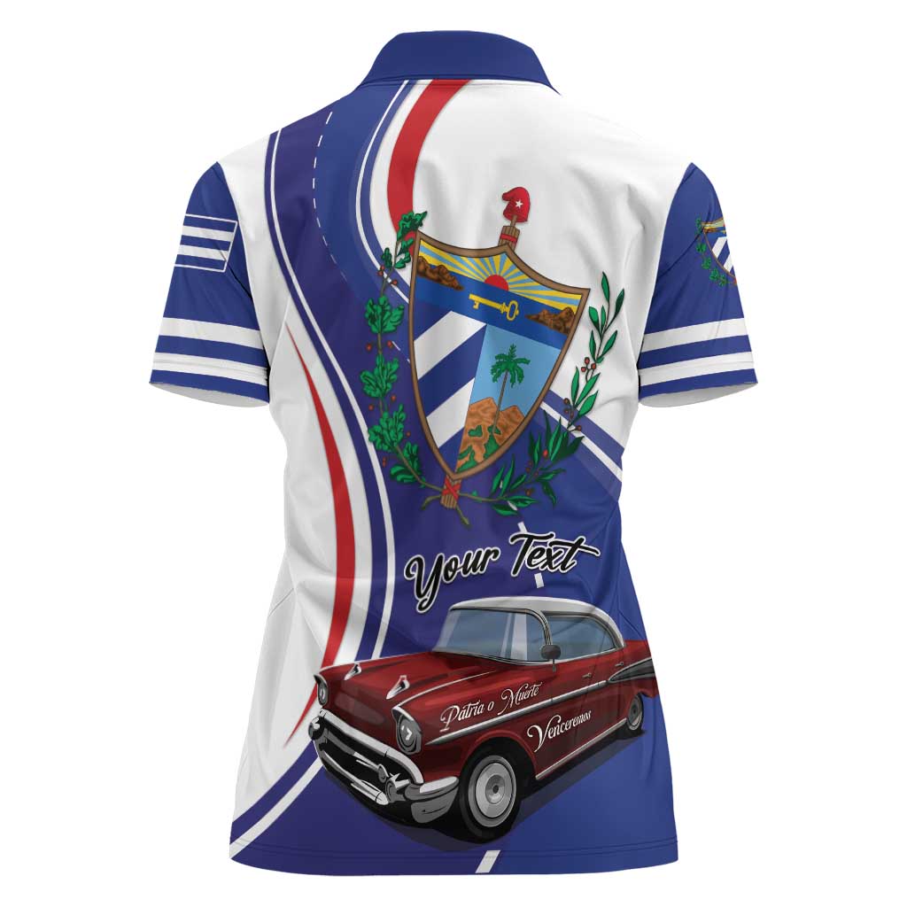Personalized Cuba Liberation Day 1958-2026 Women Polo Shirt Cuba Libre Car - Wonder Print Shop
